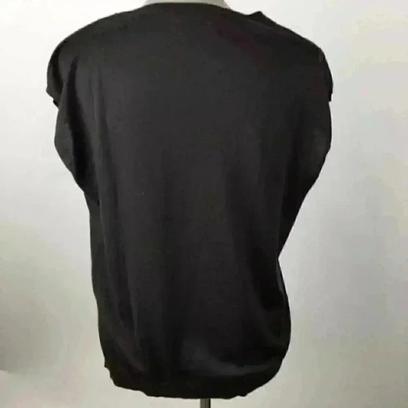 EUC Escada black sequins top sz L - Picture 3 of 10